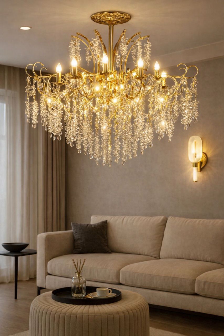 Crystal chandelier