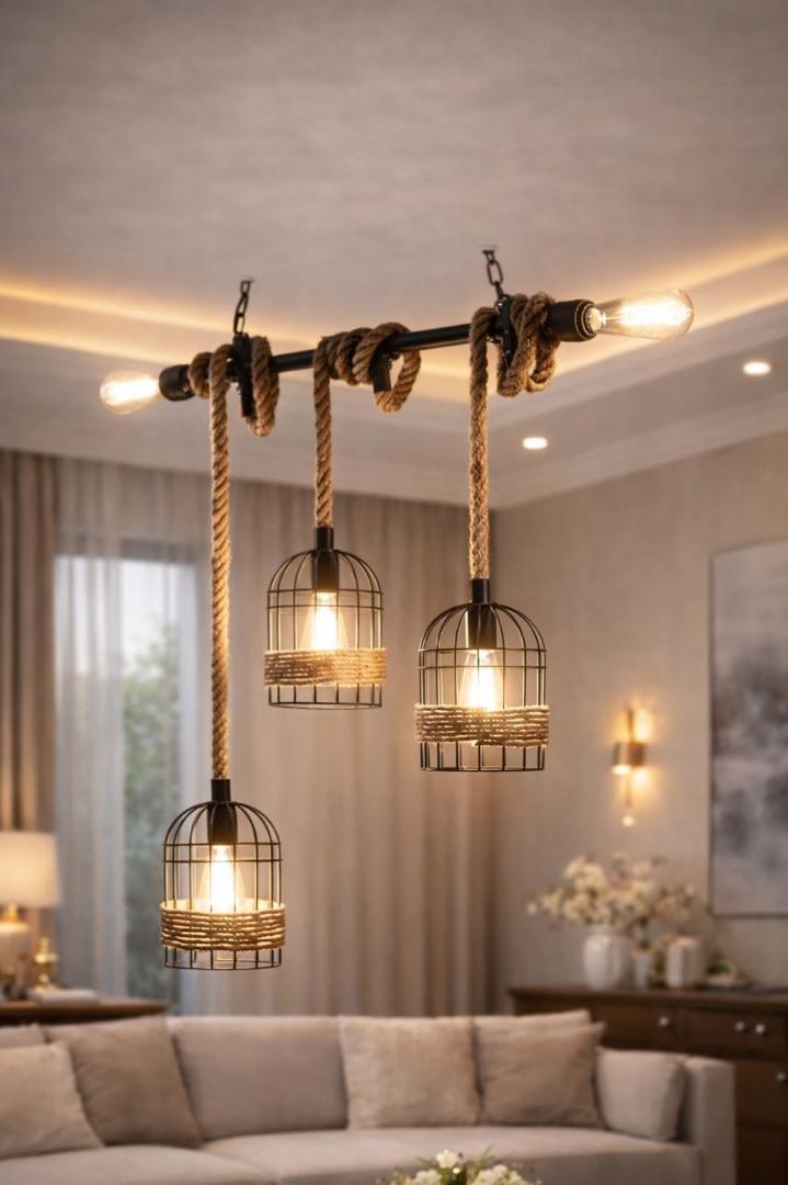 bamboo chandelier